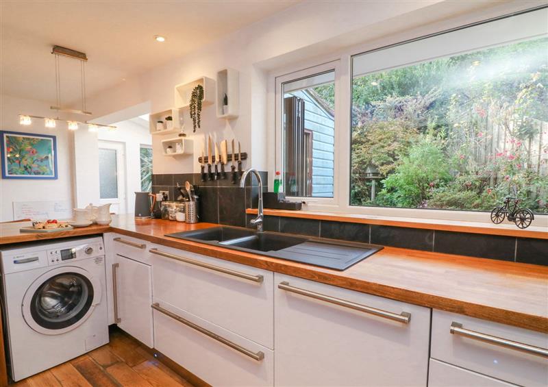This is the kitchen at 6 Knowle Gardens, Combe Martin