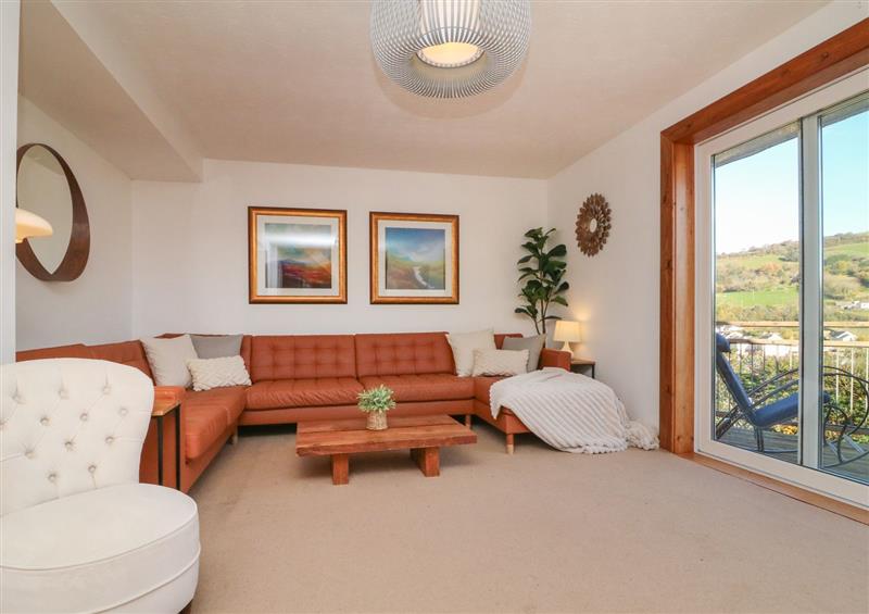 This is the living room at 6 Knowle Gardens, Combe Martin