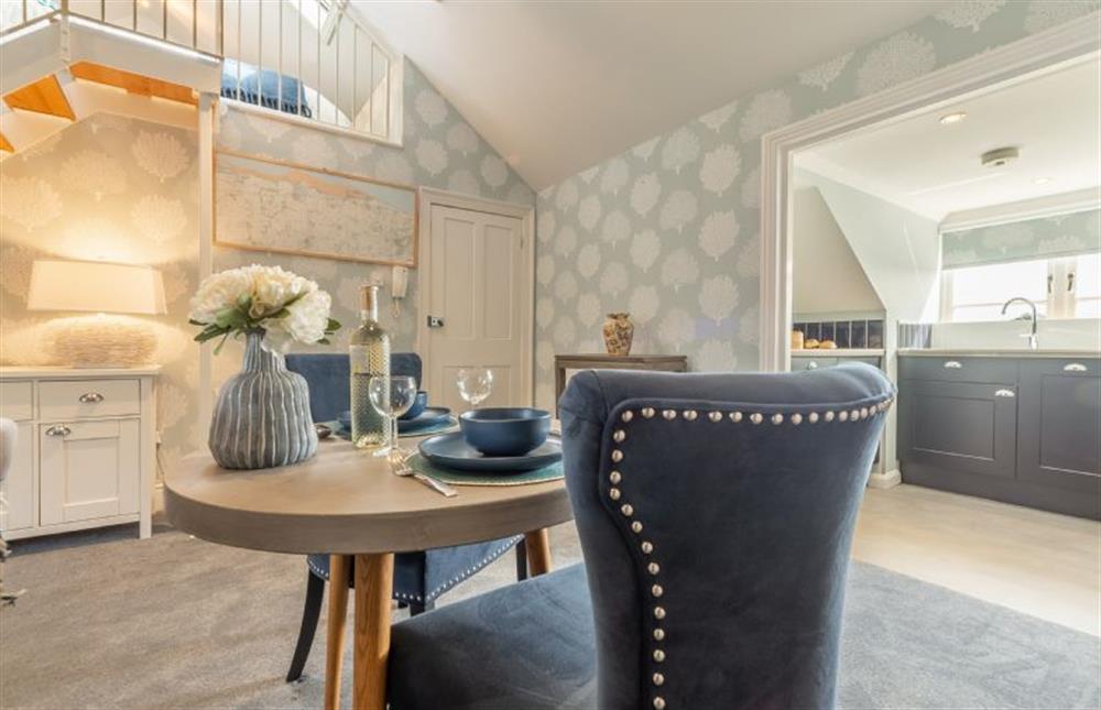 Ground Floor: Dining area with kitchen off at 6 Monteagle House, Wells-next-the-Sea
