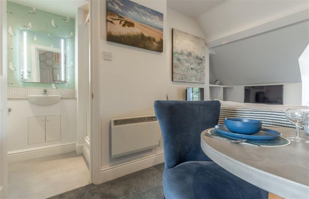 Second Floor: Bathroom off living area at 6 Monteagle House, Wells-next-the-Sea