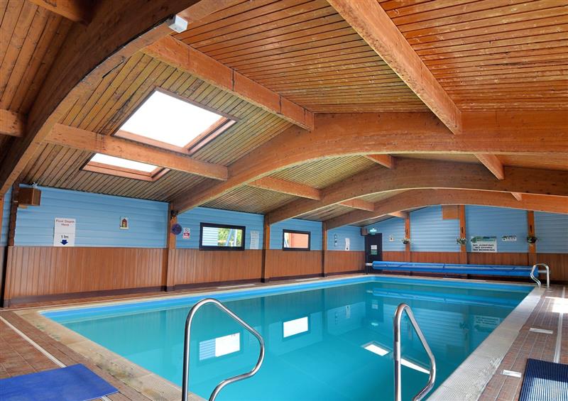 Enjoy the swimming pool at 6 Pinewood Retreat, Rousdon near Lyme Regis