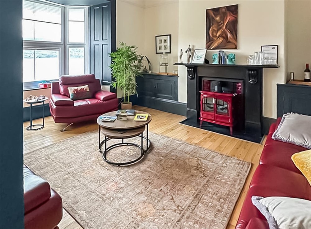 Living room at 6 Porkington Terrace in Barmouth, Gwynedd