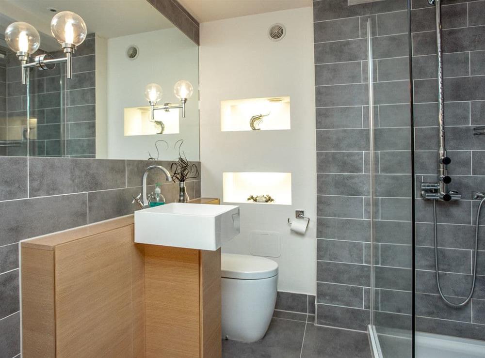 Shower room at 6 Queens Quay in Torquay, Devon