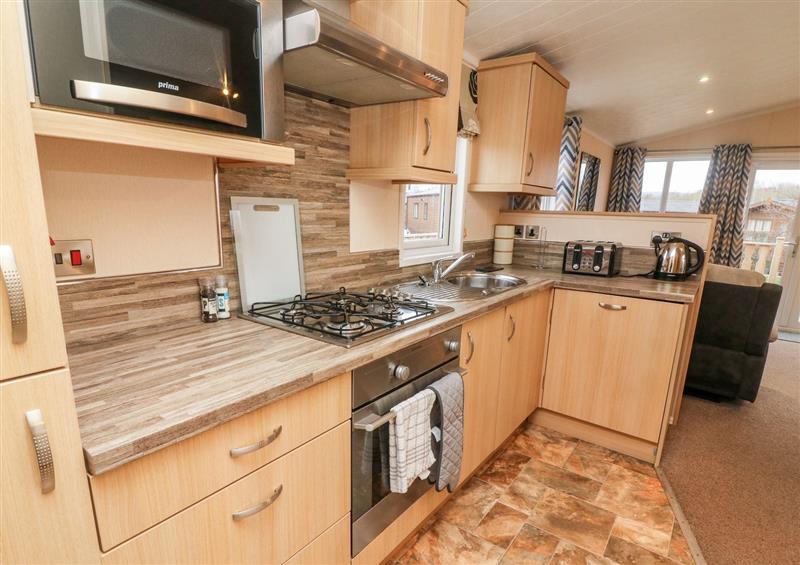 This is the kitchen at 6 Sherwood, Carnforth near Tewitfield