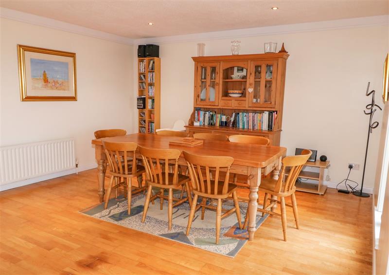 The dining area at 6 Strandview Cottages, Castlerock