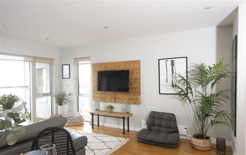 Enjoy the living room at