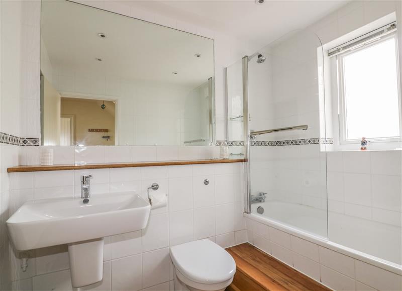 This is the bathroom at 6 The Watermark, Porth