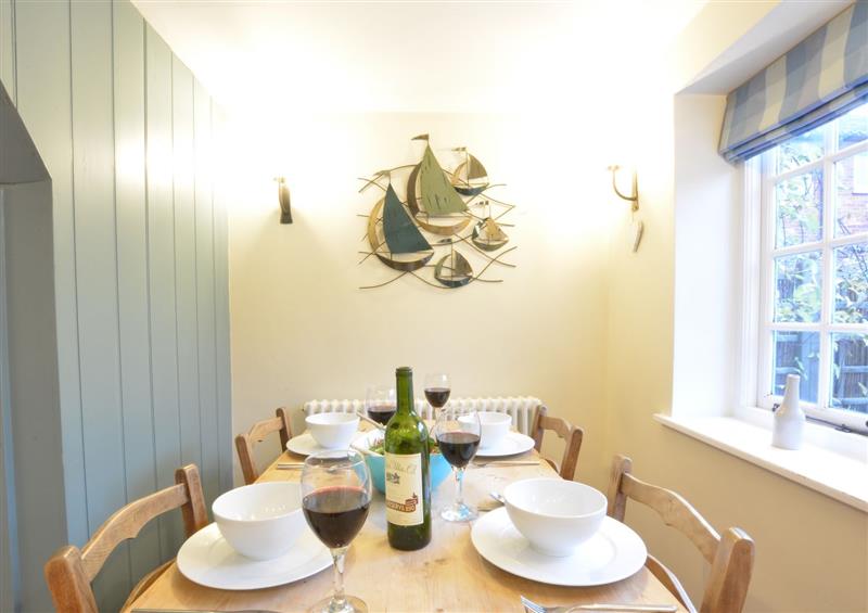 The dining room at 6 Town Steps, Aldeburgh, Aldeburgh