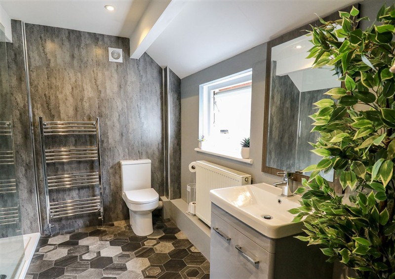 The bathroom at 6 Upperfield Street, Dolgellau