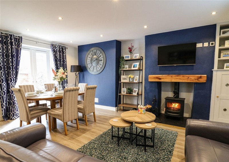 The living area at 6 Upperfield Street, Dolgellau