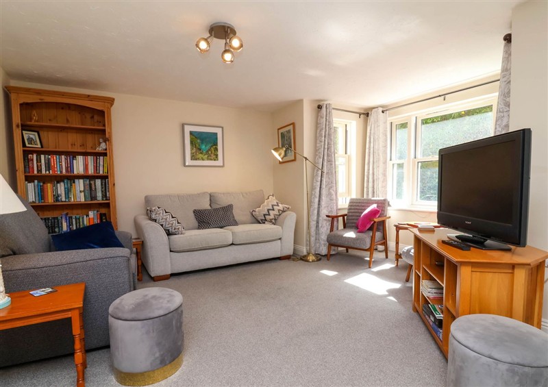 Enjoy the living room at 6 Wildersmouth Court Apartments, Ilfracombe