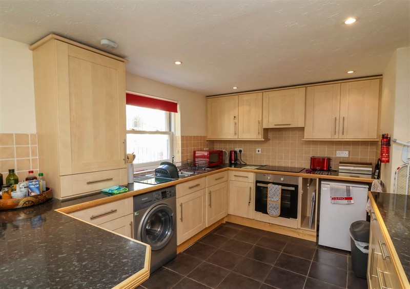 This is the kitchen at 6 Wildersmouth Court Apartments, Ilfracombe
