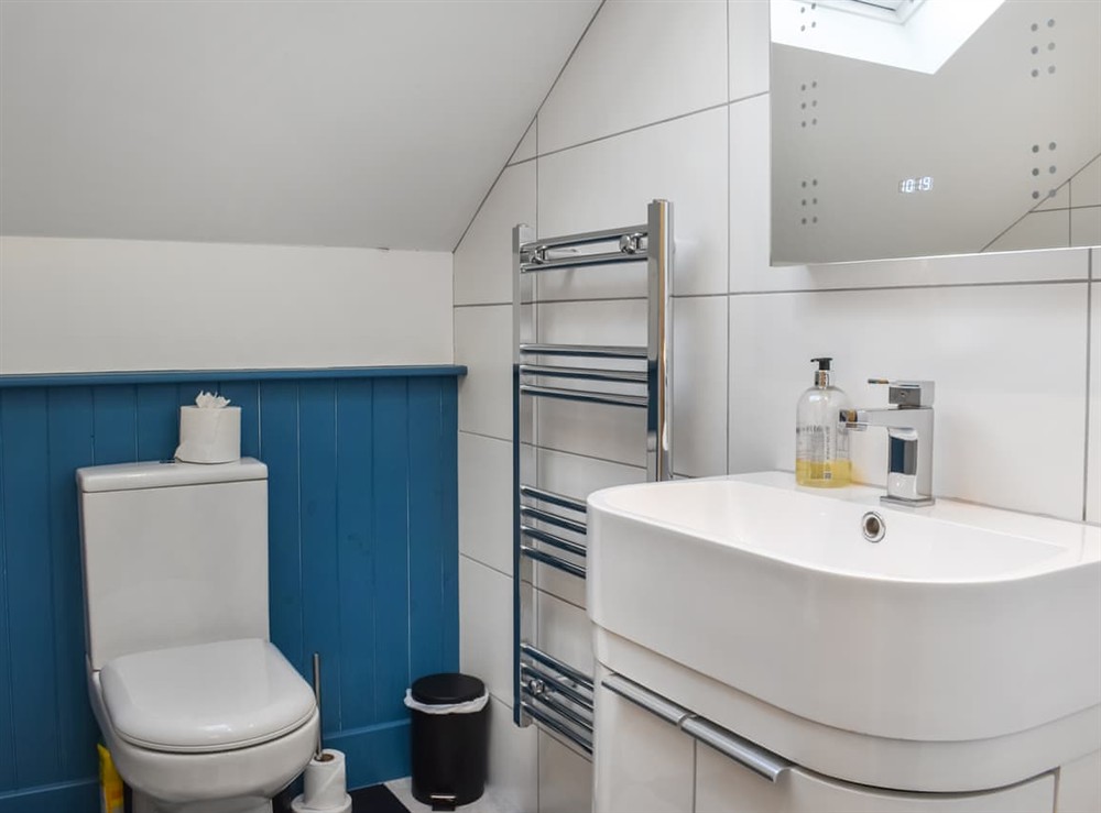 Bathroom at 60B in Salcombe, Devon