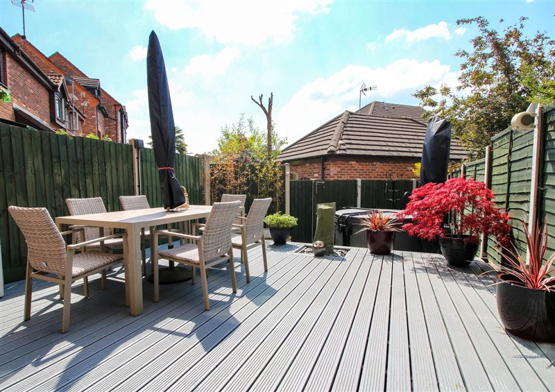 The patio at 63 Severn Street, Bridgnorth