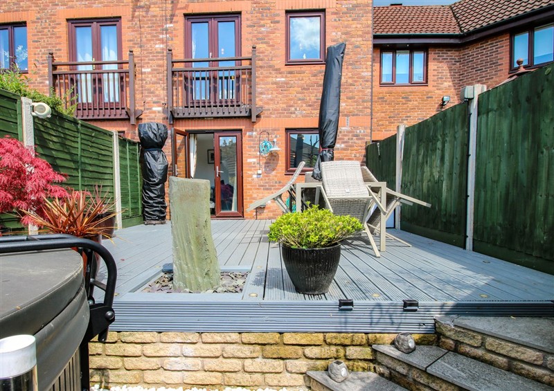 This is the garden at 63 Severn Street, Bridgnorth