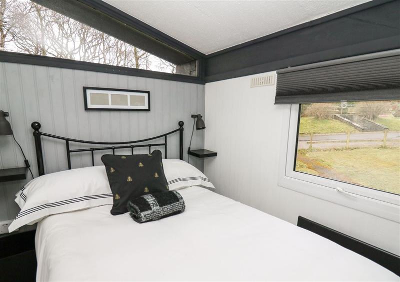 One of the bedrooms at 64 Penlan Holiday Park, Cenarth
