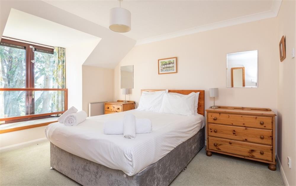 The master bedroom has a king size bed. at 67 Lower Maen Cottage in Maenporth