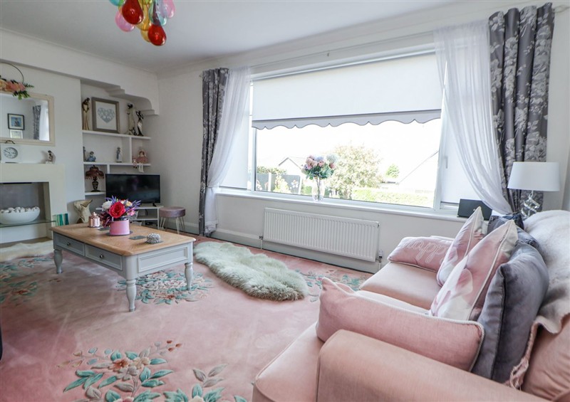 The living room at 67 Pendre Avenue, Prestatyn