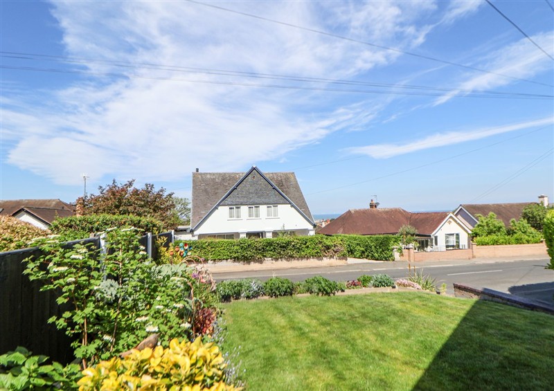 This is the garden at 67 Pendre Avenue, Prestatyn