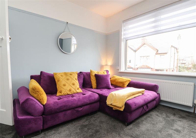 Relax in the living area at 6A Elms Road, Morecambe