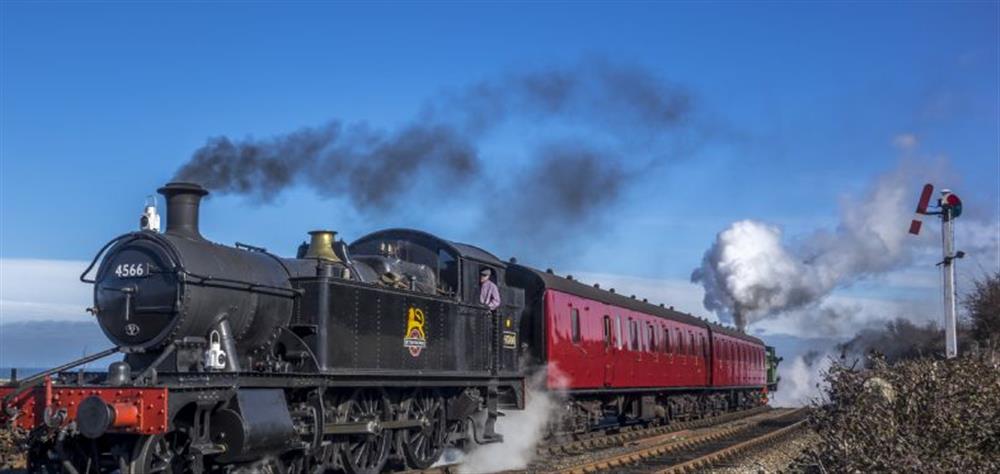 From Holt you can catch the Poppy Line steam train and take a ride to Weybourne and Sheringham - oh, those views!