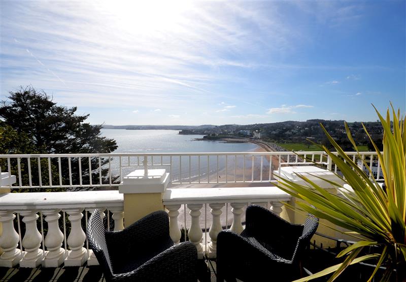 Views from the balcony at 7 Astor House, Torquay, Devon