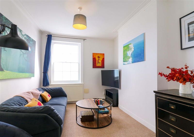 Relax in the living area at 7 Athol Terrace, Dover