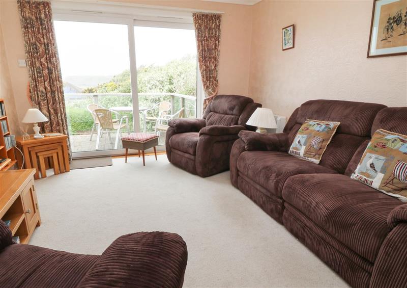 Relax in the living area at 7 Atlantic Close, Widemouth Bay