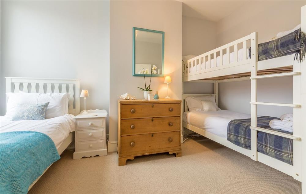 Bedroom two also contains a set of bunk beds at 7 Brudenell Street, Aldeburgh