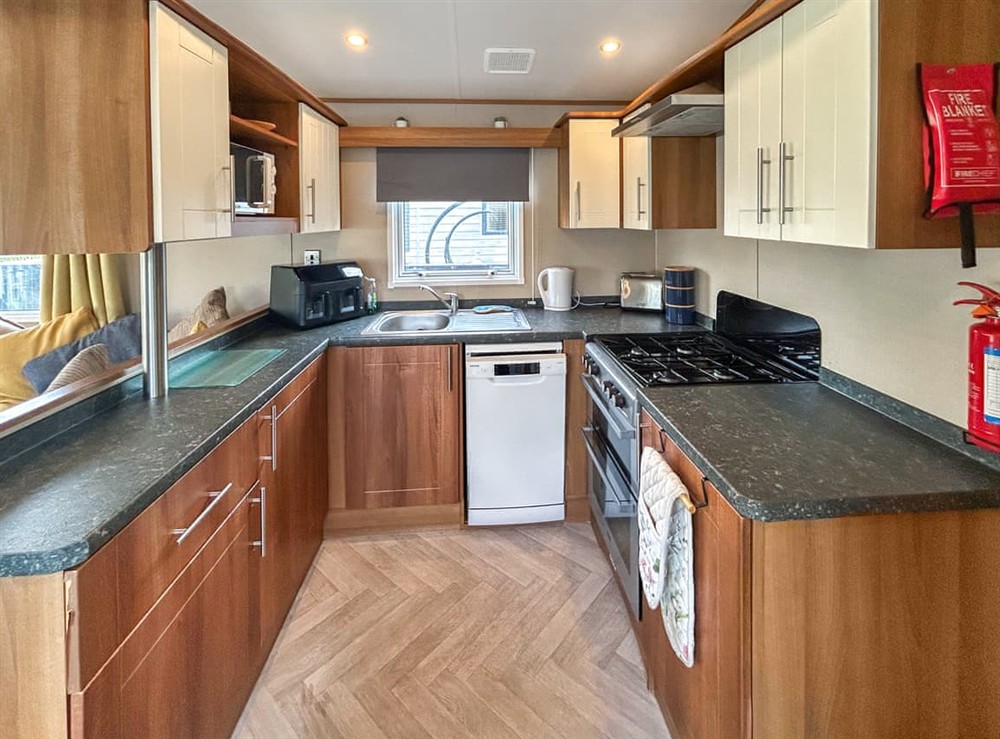 Kitchen area at 7 Burnham in Burnham-on-Sea, Somerset
