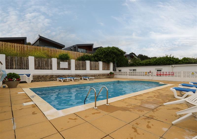 There is a swimming pool at 7 Europa Court, Mawgan Porth