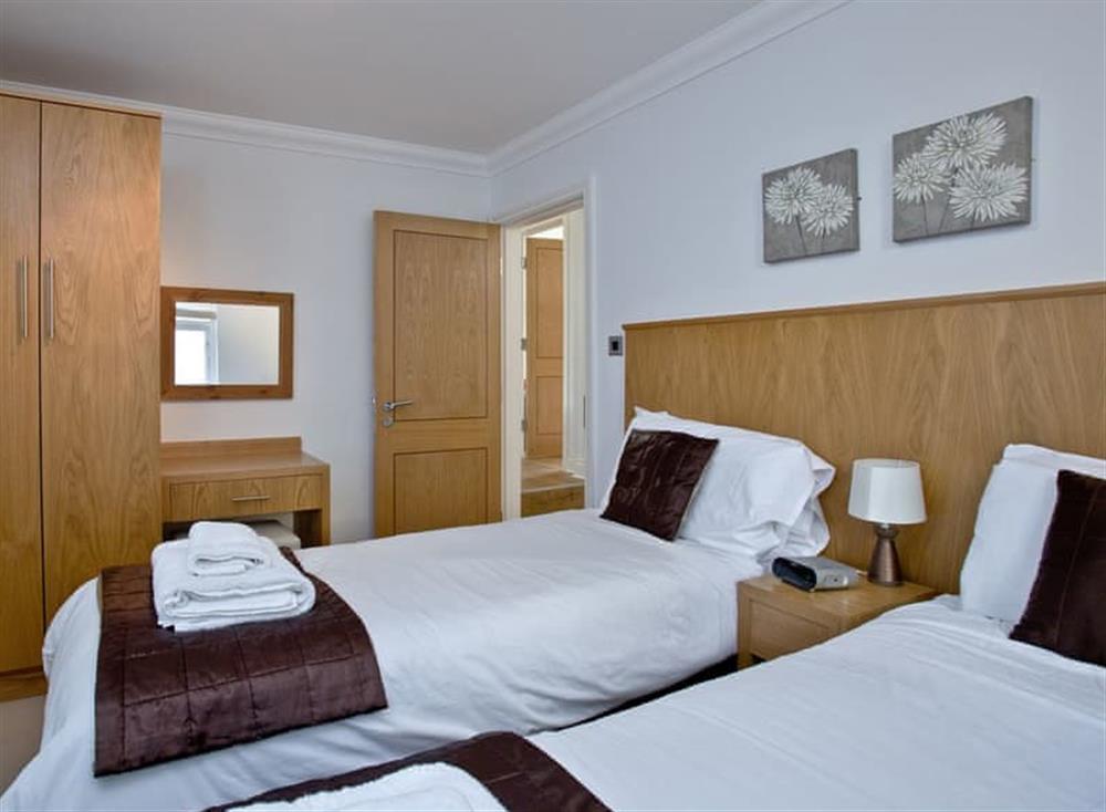 Twin bedroom at 7 Goodrington Lodge in , Paignton