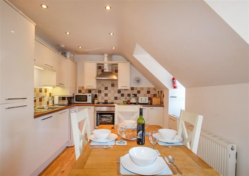 This is the kitchen at 7 Harbour Reach, Weymouth
