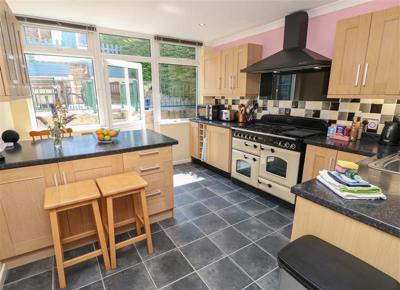 This is the kitchen at 7 Hope Road, Shanklin