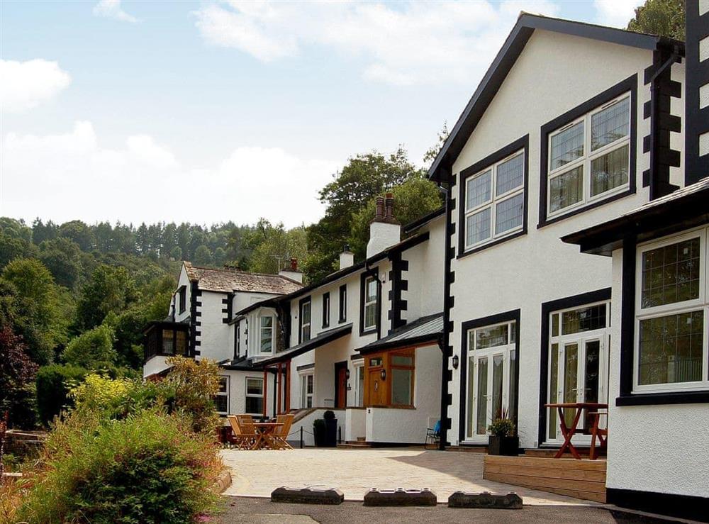 There is ample space outside for entertaining at 7 Ladstock Hall (deluxe) in Keswick, Cumbria