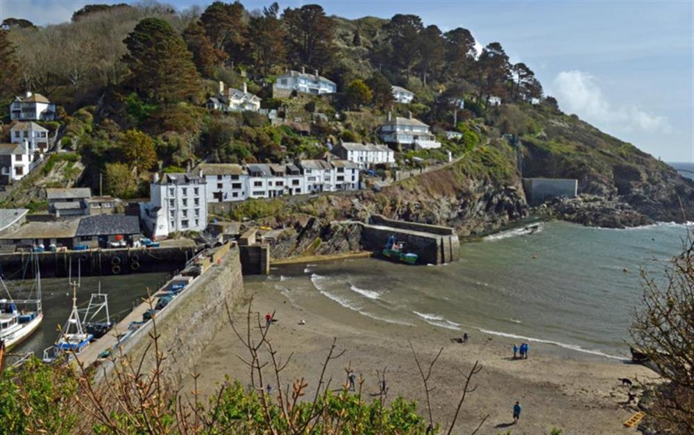 Nearby Polperro harbour