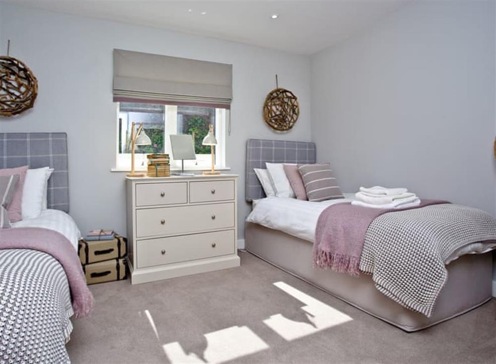 Twin bedroom at 7 Salt in , St Ives