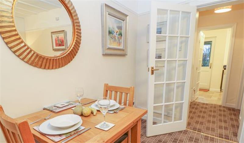 This is the dining room at 7 Scarah Bank Cottages, Ripley