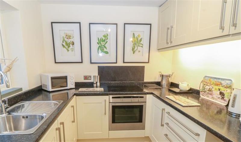 This is the kitchen at 7 Scarah Bank Cottages, Ripley