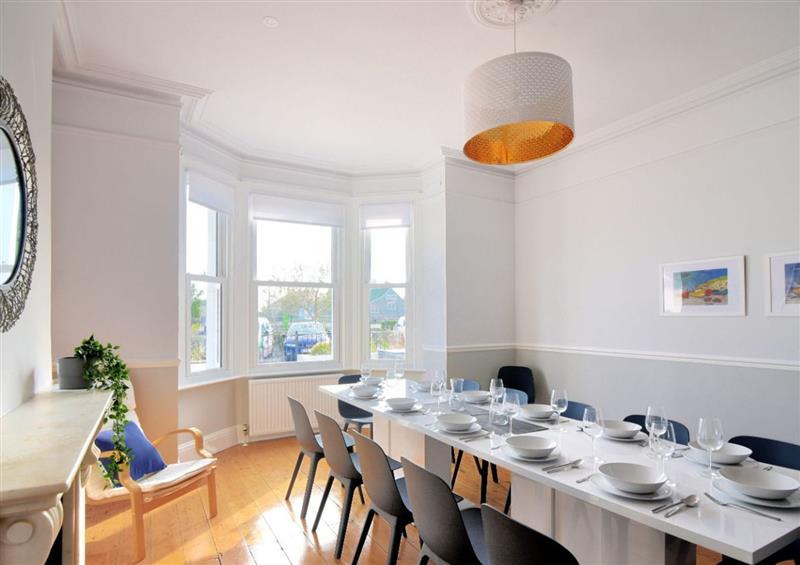 The dining room at 7 Seafield Road, Seaton