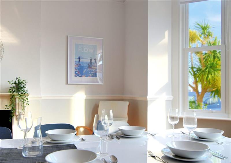 This is the dining room at 7 Seafield Road, Seaton