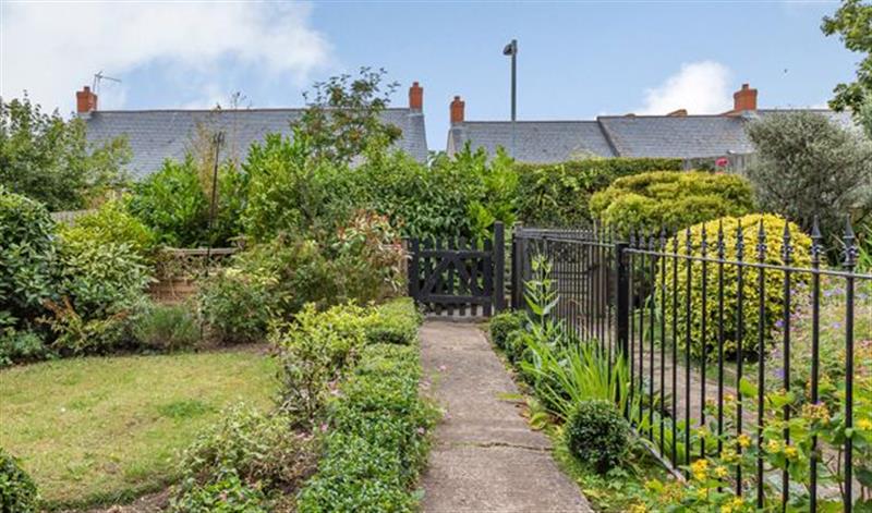 Enjoy the garden at 7 Severn Terrace, Watchet