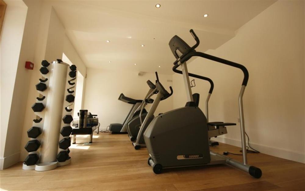 The gym at 7 Talland in Talland Bay
