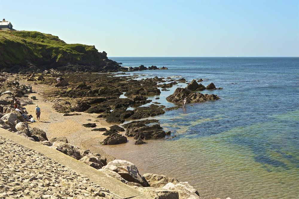 Beautiful rock pools to explore straight from the apartment at 7 Thurlestone Rock Apartments in , Kingsbridge