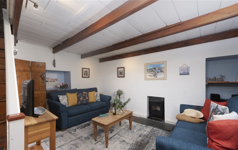 The living area at 7 Virgin Street, Cornwall