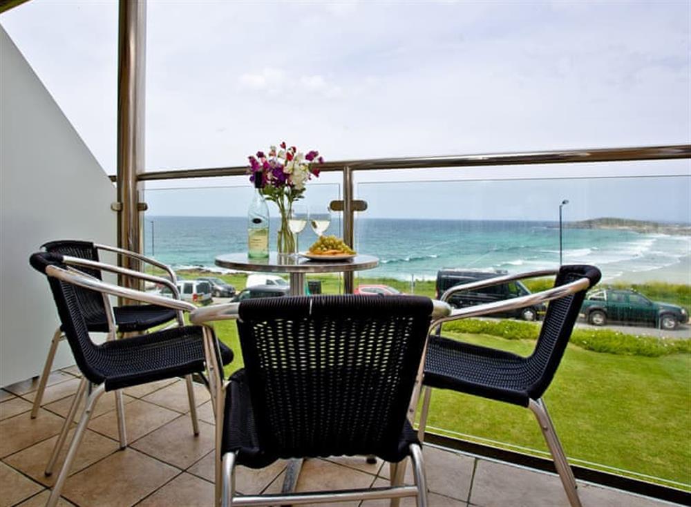 Balcony at 7 Waters Edge in , Newquay