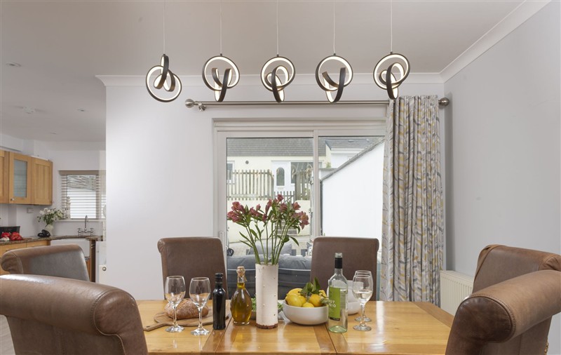 The dining room at 7 Wheal Ayr, Cornwall