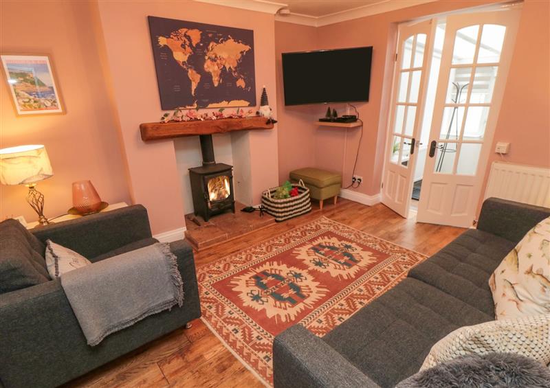 Relax in the living area at 70 Rosedale Lane, Port Mulgrave near Staithes