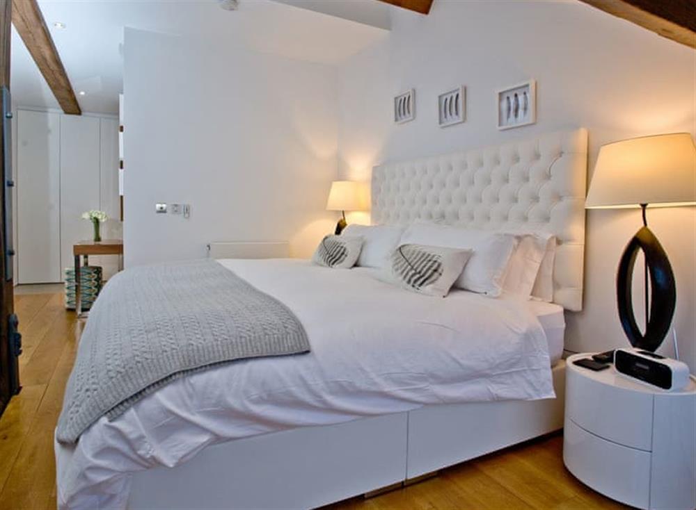 Double bedroom at 73 Brewhouse in Royal William Yard, Plymouth