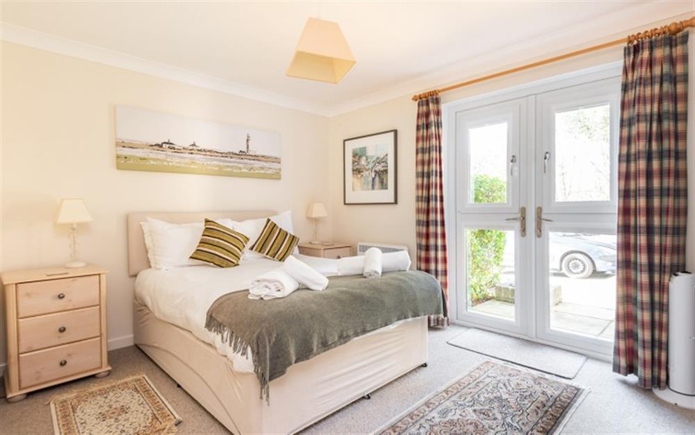 The second bedroom has a double bed.   at 73 Upper Barn in Maenporth